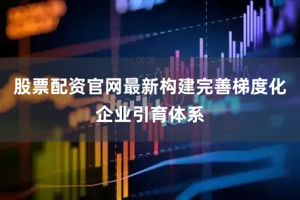 股票配资官网最新构建完善梯度化企业引育体系